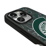 Michigan State University Spartans Paisley MagSafe Compatible Phone Case for Apple iPhone