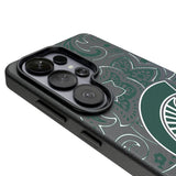 Michigan State University Spartans Paisley MagSafe Compatible Phone Case for Samsung Galaxy
