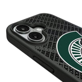 Michigan State University Spartans Personalized EndZone Plus Bump Phone Case for Apple iPhone