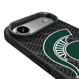 Michigan State University Spartans Personalized EndZone Plus Bump Phone Case for Apple iPhone