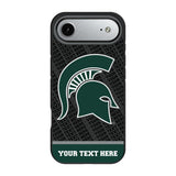 Michigan State University Spartans Personalized EndZone Plus Bump Phone Case for Apple iPhone