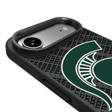 Michigan State University Spartans Personalized EndZone Plus Bump Phone Case for Apple iPhone
