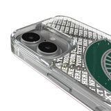 Michigan State University Spartans Personalized EndZone Plus Glitter Phone Case for Apple iPhone