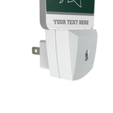 Michigan State University Spartans Personalized Endzone Solid Night Light 2-Pack