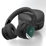 Michigan State University Spartans Personalized Endzone Solid Wireless Over-Ear BT Headphones With Case