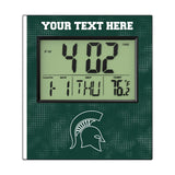 Michigan State University Spartans Personalized Hatch Wall Clock