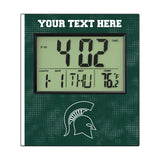 Michigan State University Spartans Personalized Hatch Wall Clock