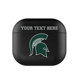 Michigan State University Spartans Personalized Insignia AirPod Case Cover