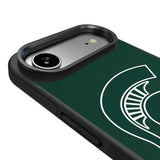 Michigan State University Spartans Personalized Stripe Bump Phone Case for Apple iPhone