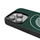 Michigan State University Spartans Personalized Stripe Bump Phone Case for Apple iPhone