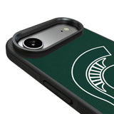 Michigan State University Spartans Personalized Stripe Bump Phone Case for Apple iPhone