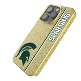 Michigan State University Spartans Sidebar Bling Phone Case for Apple iPhone