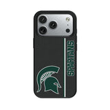 Michigan State University Spartans Sidebar MagSafe Compatible Phone Case for Apple iPhone