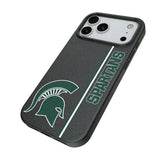 Michigan State University Spartans Sidebar MagSafe Compatible Phone Case for Apple iPhone