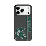 Michigan State University Spartans Sidebar MagSafe Compatible Phone Case for Apple iPhone