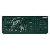 Michigan State University Spartans Solid Wireless USB Keyboard