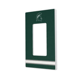 Michigan State University Spartans Stripe Hidden-Screw Light Switch Plate