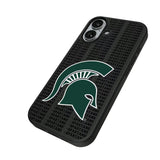 Michigan State University Spartans Text Backdrop MagSafe Compatible Phone Case for Apple iPhone