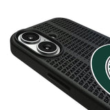 Michigan State University Spartans Text Backdrop MagSafe Compatible Phone Case for Apple iPhone