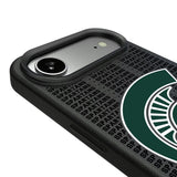 Michigan State University Spartans Text Backdrop MagSafe Compatible Phone Case for Apple iPhone