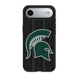 Michigan State University Spartans Text Backdrop MagSafe Compatible Phone Case for Apple iPhone