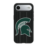 Michigan State University Spartans Text Backdrop MagSafe Compatible Phone Case for Apple iPhone