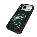 Michigan State University Spartans Text Backdrop MagSafe Compatible Phone Case for Apple iPhone