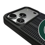 Michigan State University Spartans Text Backdrop MagSafe Compatible Phone Case for Apple iPhone