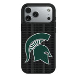 Michigan State University Spartans Text Backdrop MagSafe Compatible Phone Case for Apple iPhone