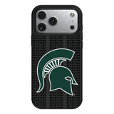Michigan State University Spartans Text Backdrop MagSafe Compatible Phone Case for Apple iPhone