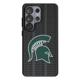 Michigan State University Spartans Text Backdrop MagSafe Compatible Phone Case for Samsung Galaxy