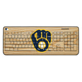 Milwaukee Brewers Baseball Bat Wireless USB Keyboard