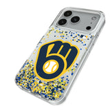 Milwaukee Brewers Confetti Glitter Phone Case for Apple iPhone