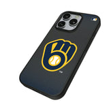 Milwaukee Brewers Linen MagSafe Compatible Phone Case for Apple iPhone