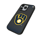Milwaukee Brewers Linen MagSafe Compatible Phone Case for Apple iPhone