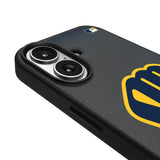 Milwaukee Brewers Linen MagSafe Compatible Phone Case for Apple iPhone