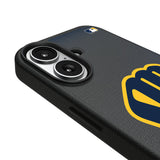 Milwaukee Brewers Linen MagSafe Compatible Phone Case for Apple iPhone