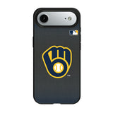 Milwaukee Brewers Linen MagSafe Compatible Phone Case for Apple iPhone