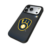 Milwaukee Brewers Linen MagSafe Compatible Phone Case for Apple iPhone