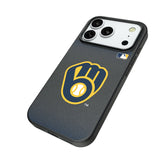 Milwaukee Brewers Linen MagSafe Compatible Phone Case for Apple iPhone