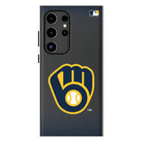 Milwaukee Brewers Linen MagSafe Compatible Phone Case for Samsung Galaxy