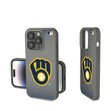 Milwaukee Brewers Linen Soft Touch Phone Case for Apple iPhone