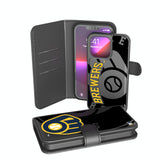 Milwaukee Brewers Monocolor Tilt Wallet Phone Case for Samsung Galaxy