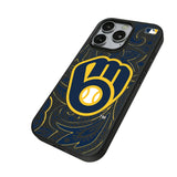 Milwaukee Brewers Paisley MagSafe Compatible Phone Case for Apple iPhone