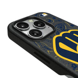 Milwaukee Brewers Paisley MagSafe Compatible Phone Case for Apple iPhone