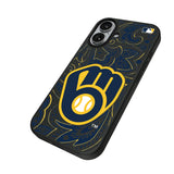 Milwaukee Brewers Paisley MagSafe Compatible Phone Case for Apple iPhone