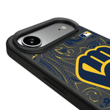 Milwaukee Brewers Paisley MagSafe Compatible Phone Case for Apple iPhone