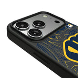 Milwaukee Brewers Paisley MagSafe Compatible Phone Case for Apple iPhone
