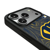 Milwaukee Brewers Paisley MagSafe Compatible Phone Case for Apple iPhone