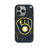 Milwaukee Brewers Paisley MagSafe Compatible Phone Case for Apple iPhone